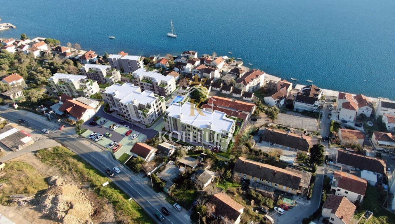 Novi stambeni kompleks sa bazenom na 80 m od mora,Baošići-Herceg Novi