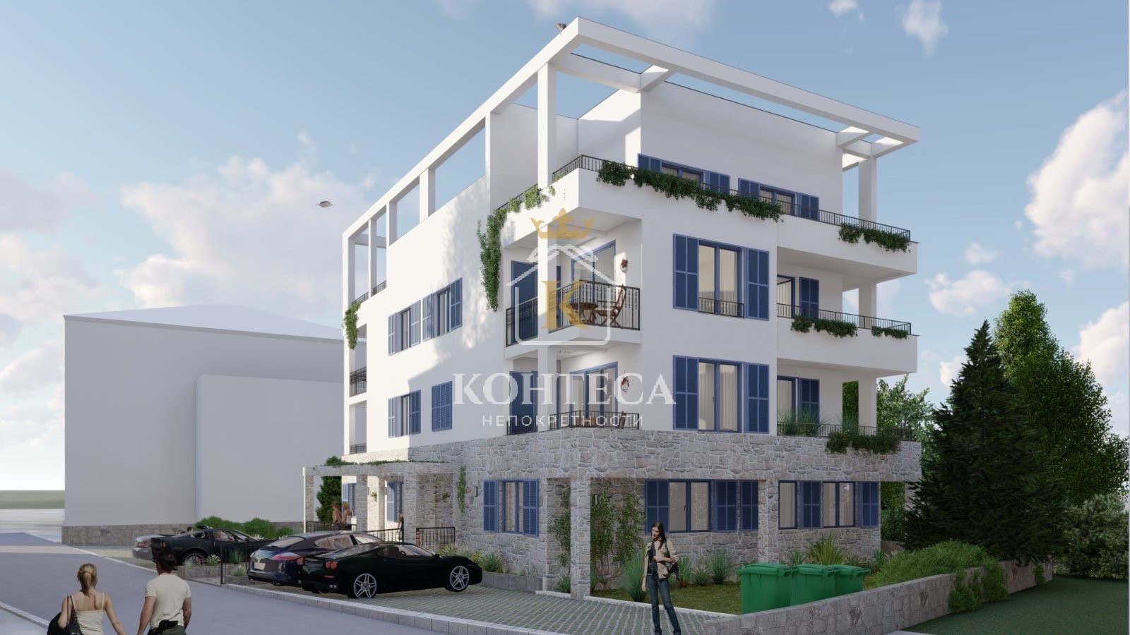 One bedroom apartment in new building in Donja Lastva-Tivat