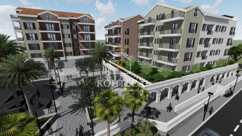 Two bedroom apartments in a new building near the sea, Donja Lastva- Tivat
