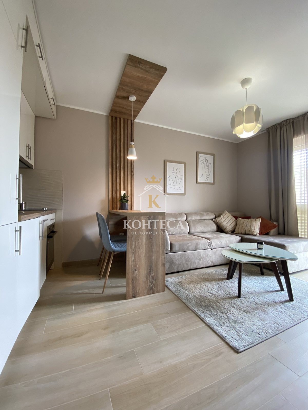 Beautiful one-room apartment with garage - Tivat, Seljanovo