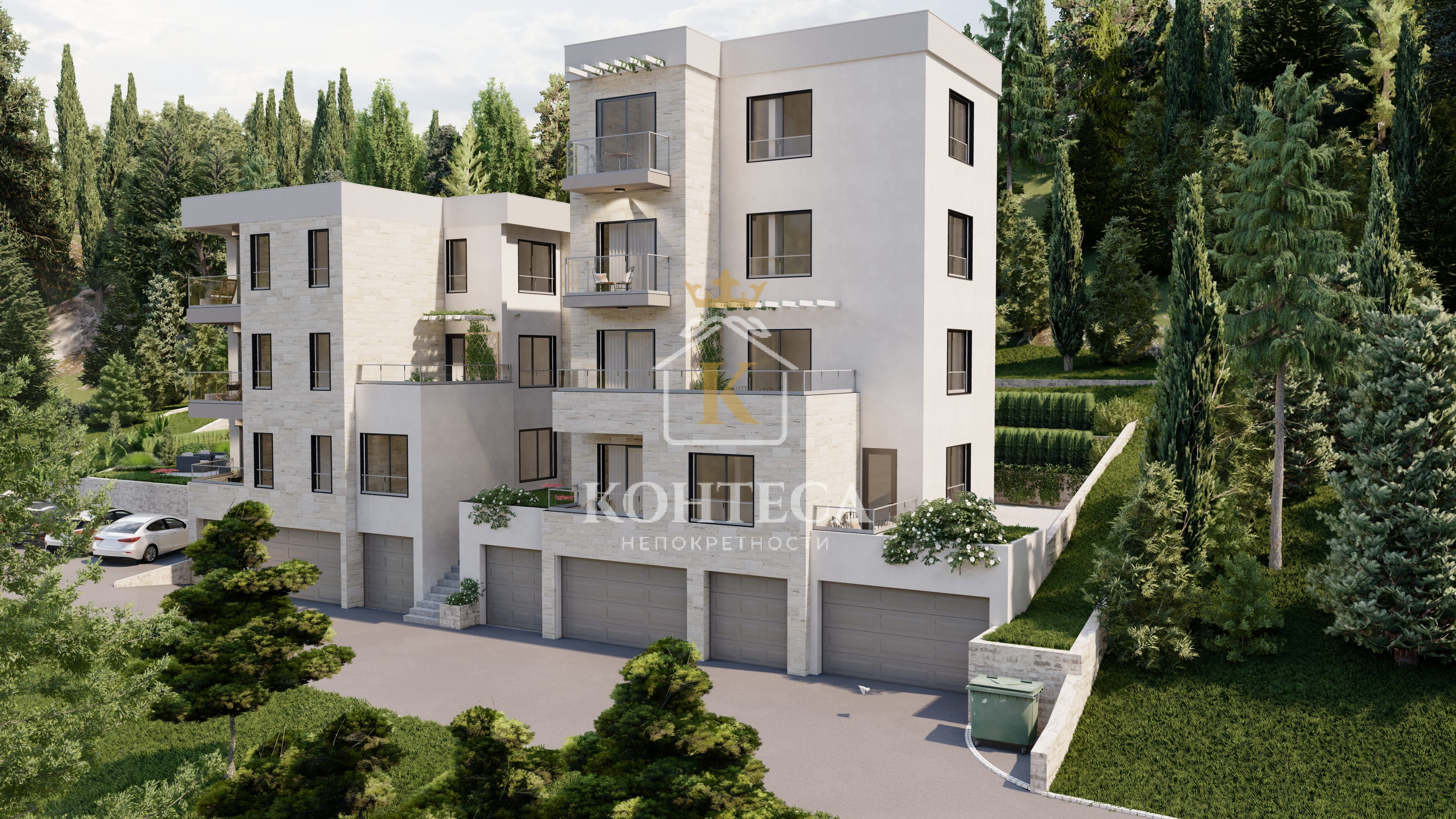 Two-bedroom apartments in a new building in the heart of Tivat!