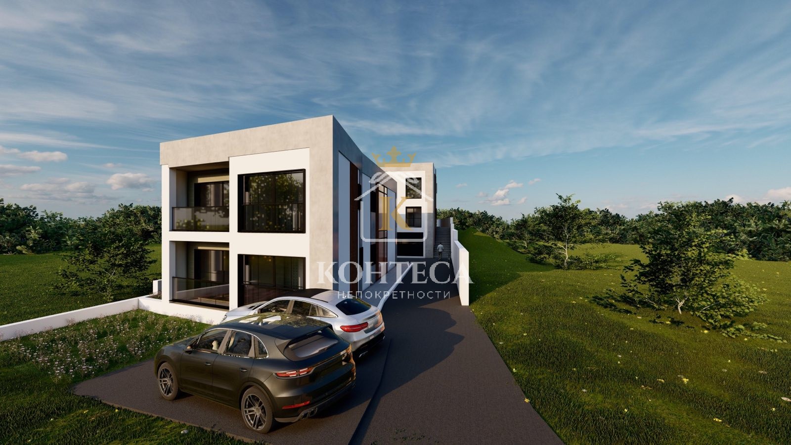 Two-bedroom apartment in a new building near the center of Tivat