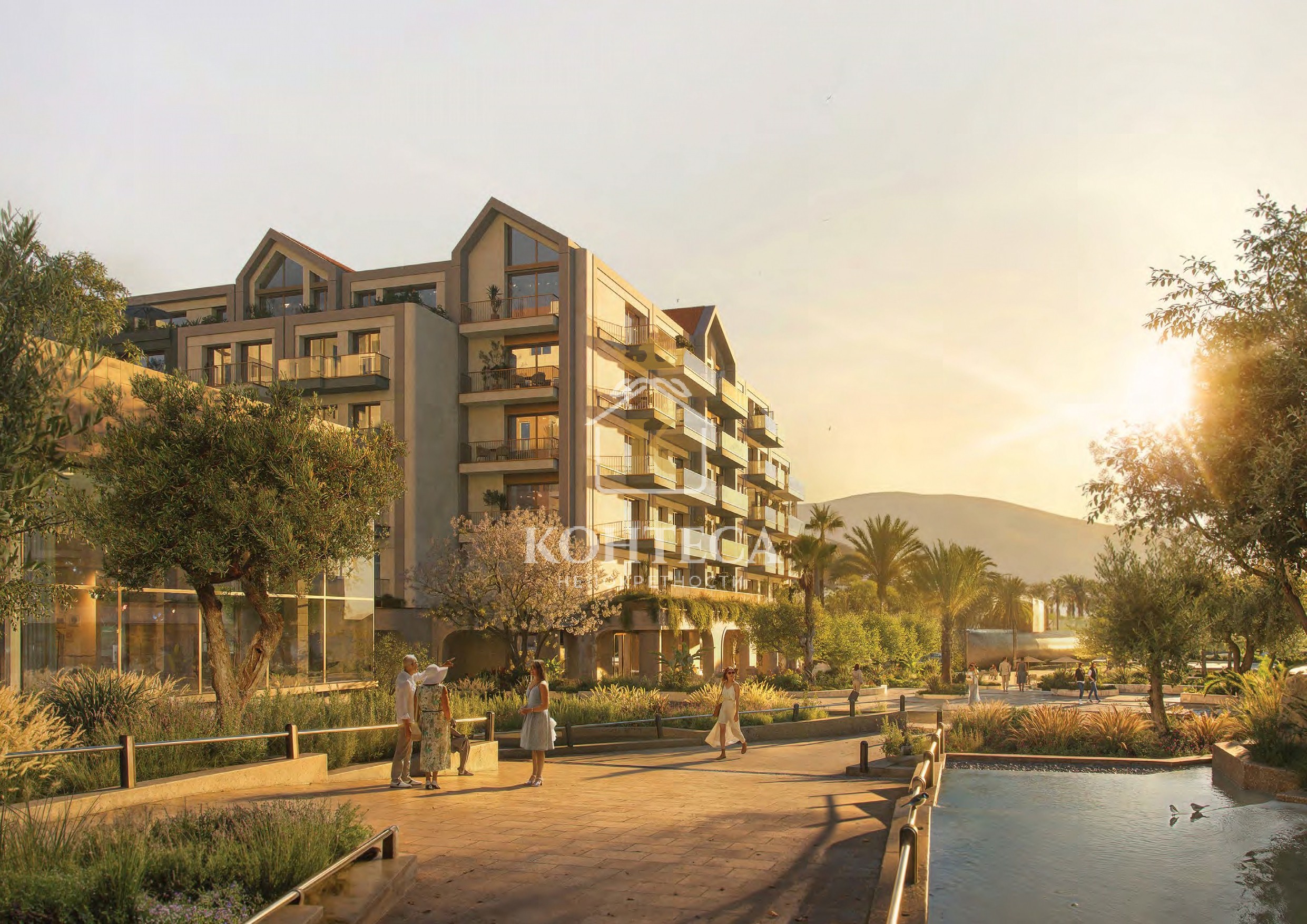 Studio apartman 45.5m2 u novom stambenom kompleksu Vero i Versa, Porto Montenegro - Tivat