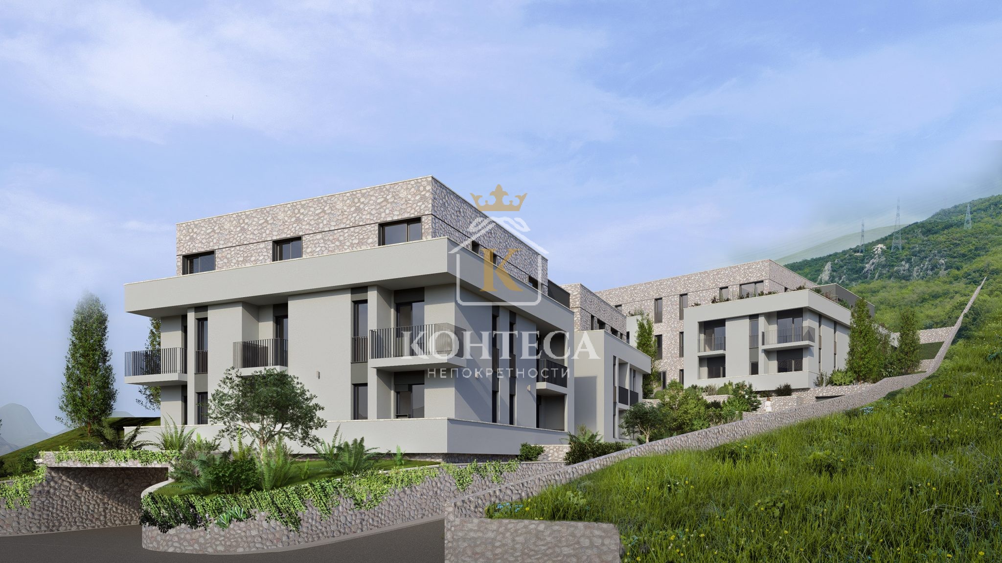 Studio apartment 28m2 in the luxury complex Aura Vitalis – Lastva Grbaljska, Budva