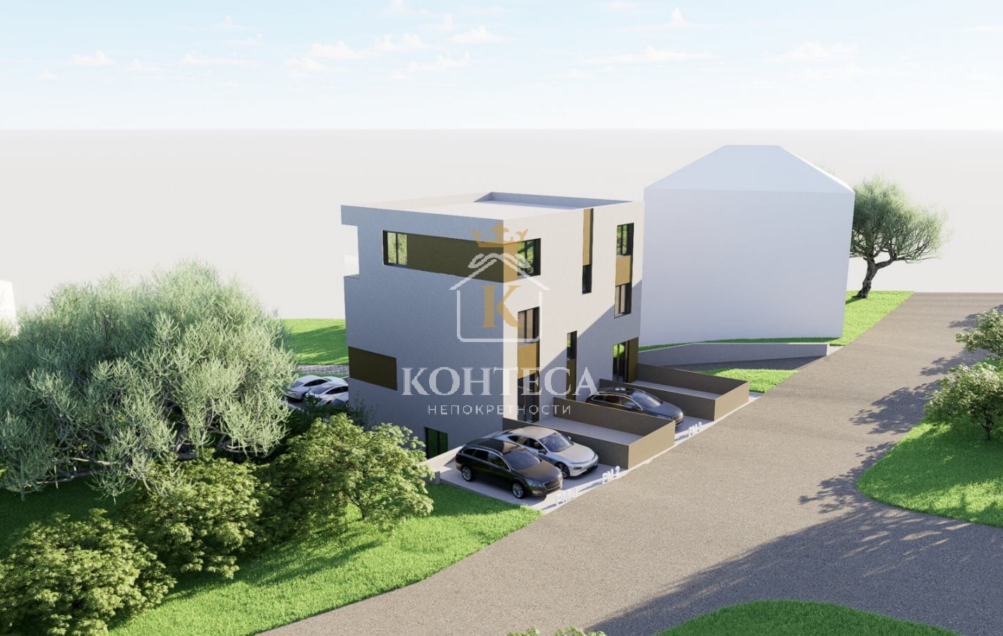 Jednosoban stan sa pogledom na more -Tivat